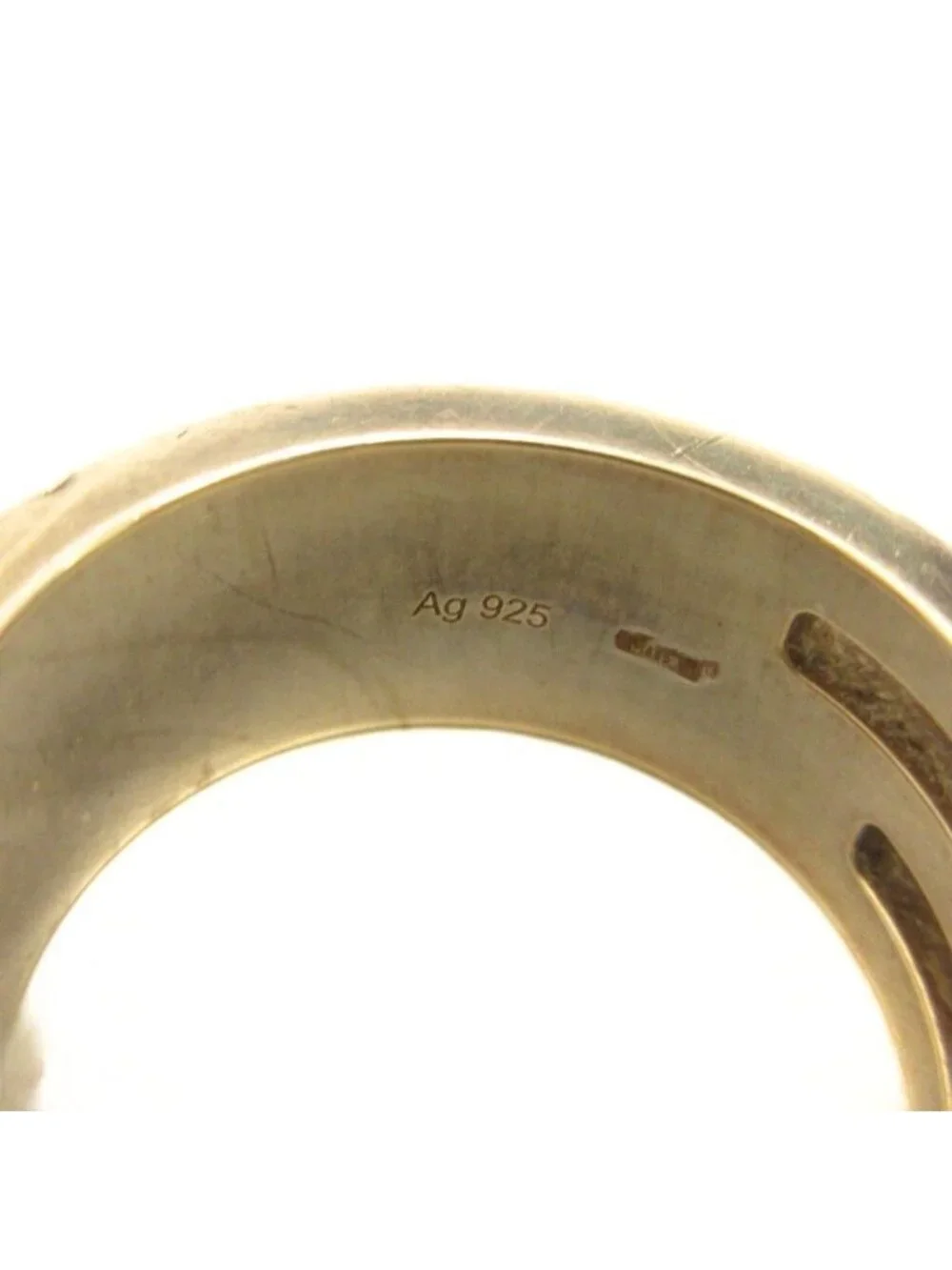Gucci Ring Cutout Logo Silver